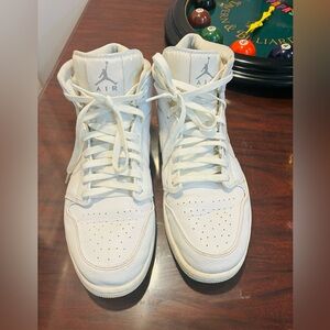 Jordan White High-Top Sneakers